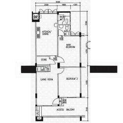Blk 101 Hougang Avenue 1 (Hougang), HDB 3 Rooms #458186841